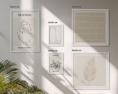 Paveikslų rinkinys miegamajam Minimalistinio stiliaus formos
