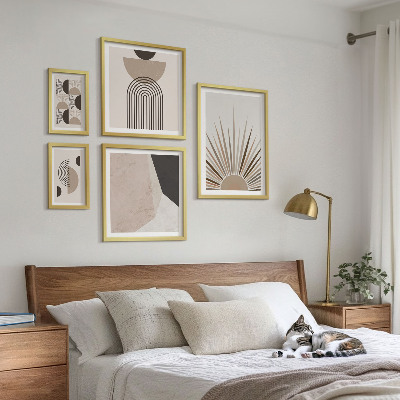 Sieninė paveikslų galerija Abstrakčios geometrinės formos