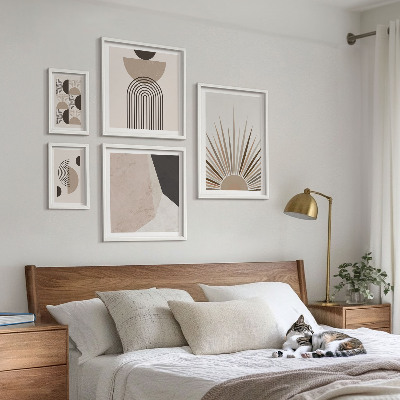 Sieninė paveikslų galerija Abstrakčios geometrinės formos