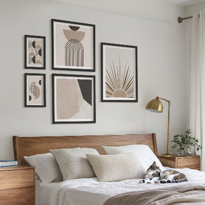 Sieninė paveikslų galerija Abstrakčios geometrinės formos