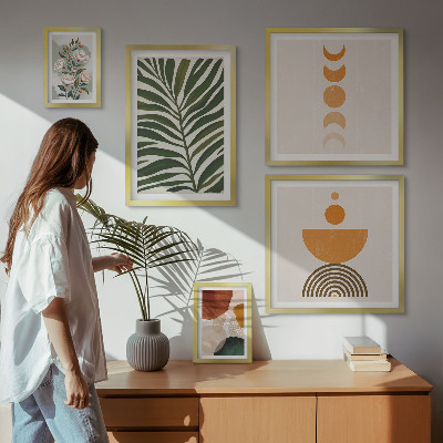 Sieninė paveikslų galerija Augalų raštai bohemiškos formos