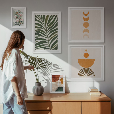 Sieninė paveikslų galerija Augalų raštai bohemiškos formos