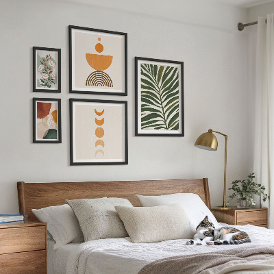 Sieninė paveikslų galerija Augalų raštai bohemiškos formos