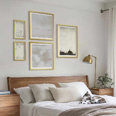 Sieninė paveikslų galerija Minimalistiniai paukščiai skrydžio metu