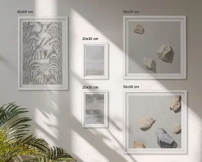 Paveikslų rinkinys miegamajam modernaus minimalistinio tekstūros stiliaus