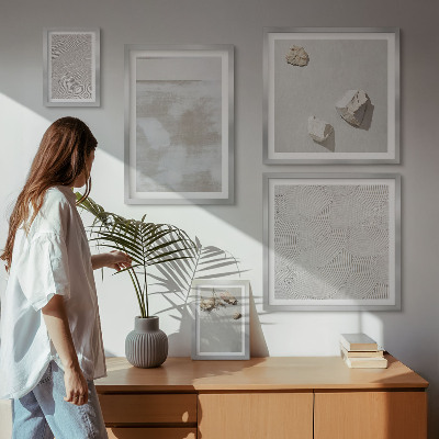 Sieninė paveikslų galerija Smėlio akmenų bohemiška tekstūra
