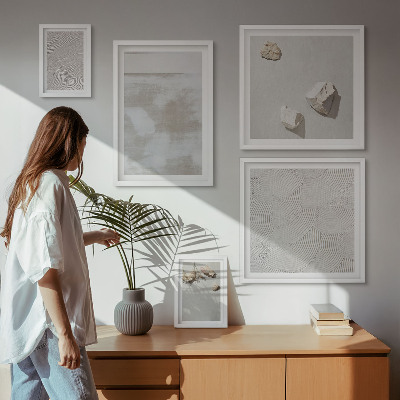 Sieninė paveikslų galerija Smėlio akmenų bohemiška tekstūra