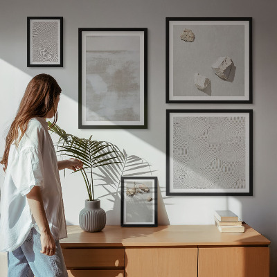 Sieninė paveikslų galerija Smėlio akmenų bohemiška tekstūra