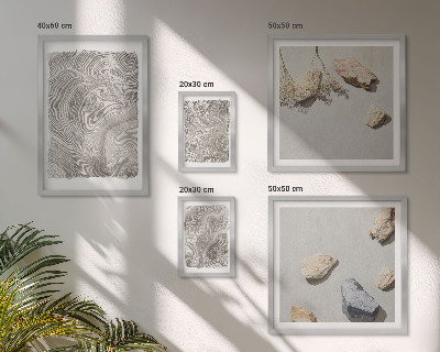 Sieninė paveikslų galerija Šiuolaikinės abstrakčios formos