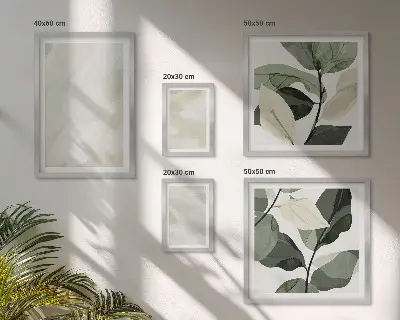 Sieninė paveikslų galerija ryškūs abstraktūs bohemiško stiliaus paveikslai