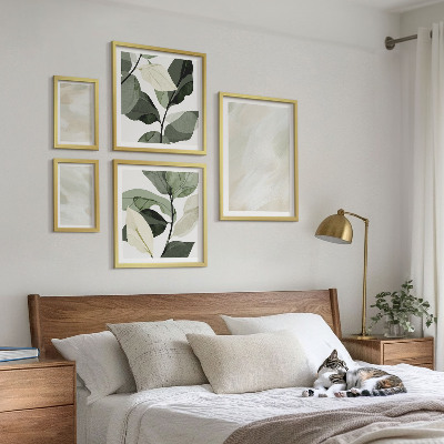 Sieninė paveikslų galerija Ryškūs abstraktūs bohemiški dažai