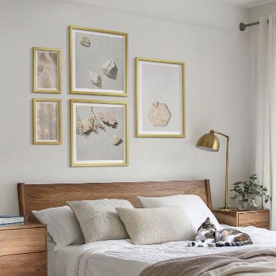 Sieninė paveikslų galerija Subtilios bohemiškos natūralios tekstūros
