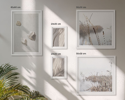 Sieninė paveikslų galerija Boho stiliaus struktūros stambūs planai