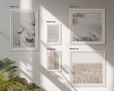 5 paveikslų rinkinys su rėmais Boho natūralios tekstūros
