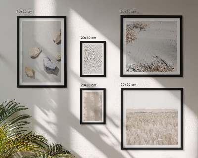 5 paveikslų rinkinys su rėmais Boho natūralios tekstūros