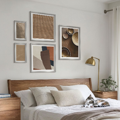 Sieninė paveikslų galerija Minimalistinės akmens konstrukcijos