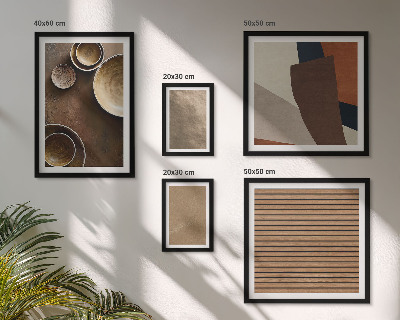 Sieninė paveikslų galerija Minimalistinės akmens konstrukcijos
