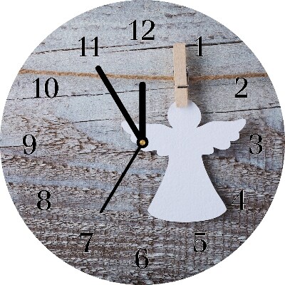 Zegar ścienny Święta Aniołek Zima