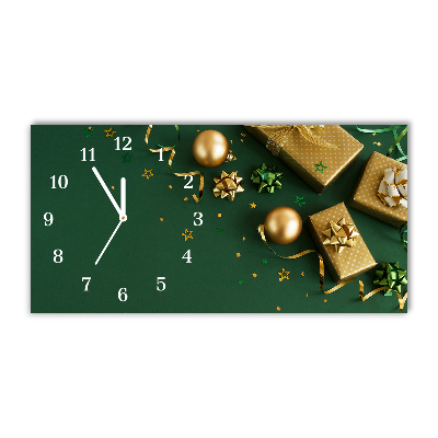 Horizontaliai stiklinis laikrodis Poziomy Dovanų dekoracijos žiemos šventa 