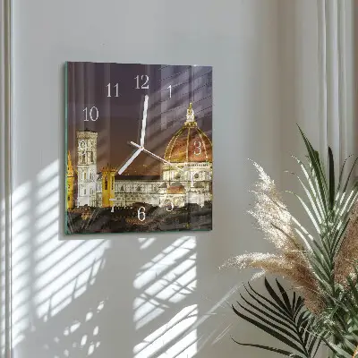 Kvadratinis stiklo laikrodis Bazilika