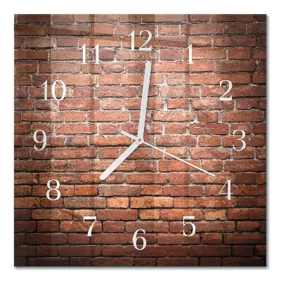 Kvadratinis stiklo laikrodis Plyta