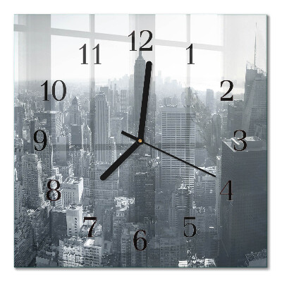 Kvadratinis sieninis laikrodis Horizontas