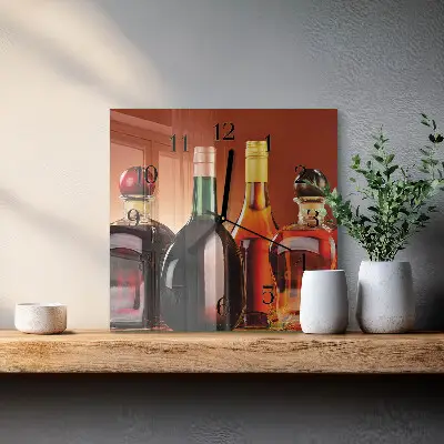Kvadratinis sieninis laikrodis Vaiduokliai