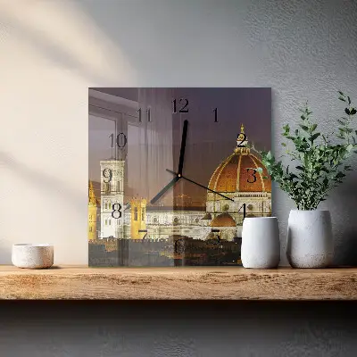 Kvadratinis sieninis laikrodis Bazilika
