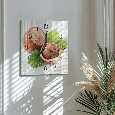 Kvadratinis sieninis laikrodis Akmenys smėlyje