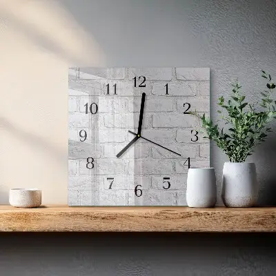 Kvadratinis sieninis laikrodis Plyta