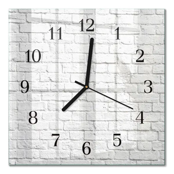 Kvadratinis sieninis laikrodis Plyta
