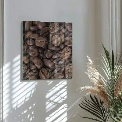 Kvadratinis sieninis laikrodis Kava