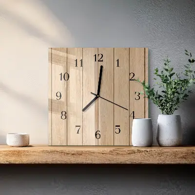 Kvadratinis sieninis laikrodis Mediena