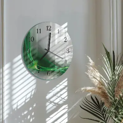 Apvalus sieninis laikrodis Abstrakčios linijos