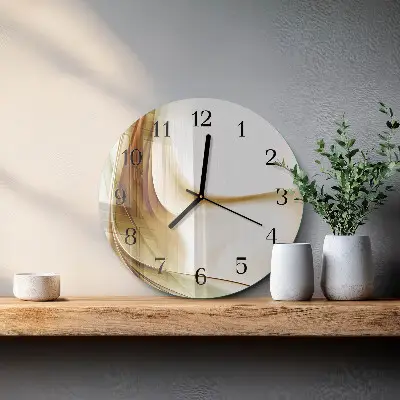 Apvalus sieninis laikrodis Abstrakcija