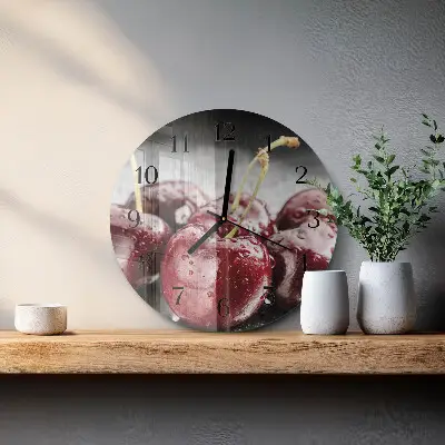 Apvalus sieninis laikrodis Vyšnia