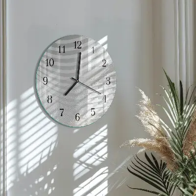 Apvalus sieninis laikrodis Abstrakčios linijos