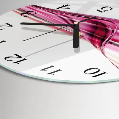 Apvalus sieninis laikrodis Abstrakčios linijos