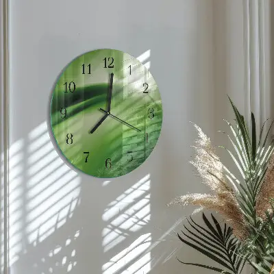 Apvalus sieninis laikrodis Abstrakcija