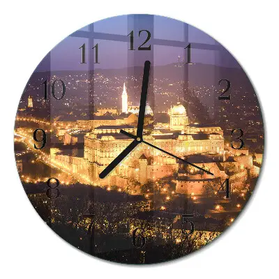 Apvalus sieninis laikrodis Budapeštas