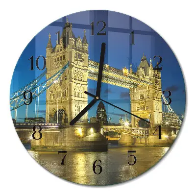 Apvalus sieninis laikrodis Londono tiltas