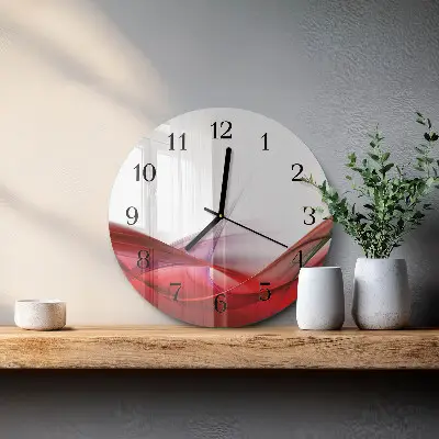 Apvalus sieninis laikrodis Abstrakcija