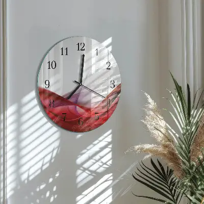 Apvalus sieninis laikrodis Abstrakcija