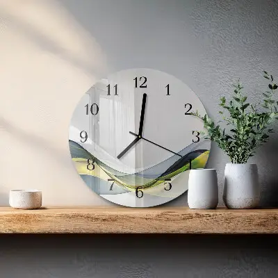 Apvalus sieninis laikrodis Abstrakcija