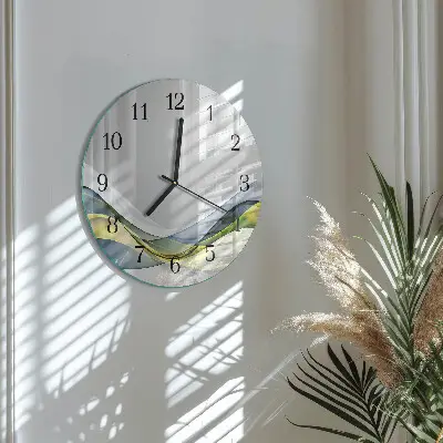 Apvalus sieninis laikrodis Abstrakcija