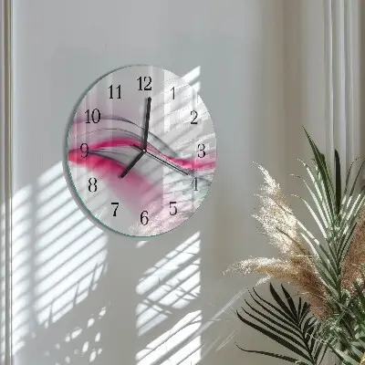 Apvalus sieninis laikrodis Abstrakcija