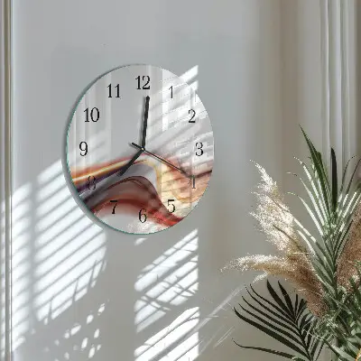 Apvalus sieninis laikrodis Abstrakcija