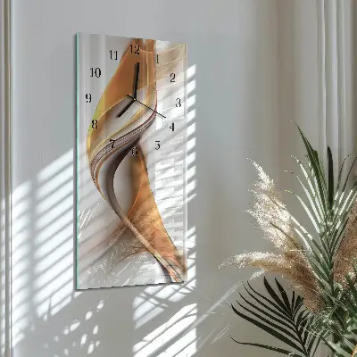 Stačiakampio stiklo laikrodis Abstrakcija