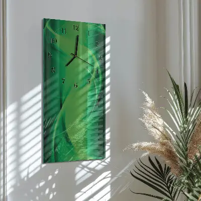Stačiakampio stiklo laikrodis Abstrakcija