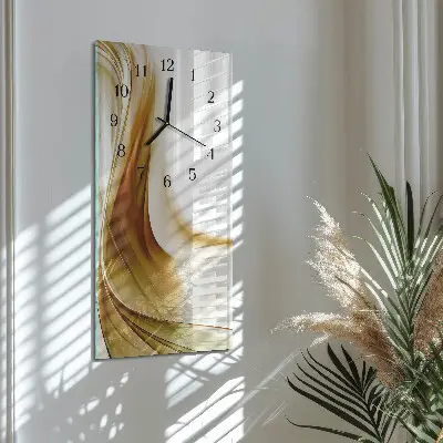 Stačiakampio stiklo laikrodis Abstrakcija